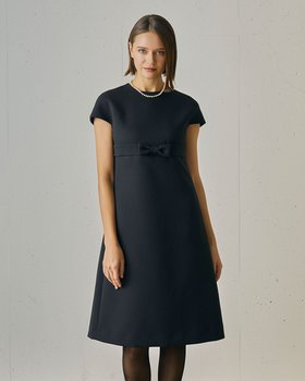 【ドゥクラッセ/DoCLASSE】 マトラッセクロス・ナローリボンワンピース人気、トレンドファッション・服の通販 founy(ファニー) ファッション Fashion レディースファッション Fashion for Women ワンピース Dresses 新作・新入荷 New Arrivals / New In エレガント 上品 Elegant ストレッチ Stretch, Stretchy Fabric スマート Smart, Elegant スリーブ Sleeve, Long Sleeve / Short Sleeve フィット Fit, Slim Fit フレア Flare, Flared フレンチ French, French Style リボン Ribbon, Bow |ID:prp329100004781987