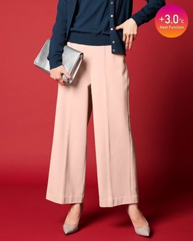 【ドゥクラッセ/DoCLASSE】 3UPサーモ・セミワイドパンツ人気、トレンドファッション・服の通販 founy(ファニー) ファッション Fashion レディースファッション Fashion for Women パンツ Pants & Trousers スタイリッシュ Stylish, Fashionable ストレッチ Stretch, Stretchy Fabric センター Center, Center Line フラット Flat, Flat Shoes ボトム Bottoms, Lower Wear ワイド Wide, Wide Fit |ID:prp329100004787165