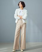 【ドゥクラッセ/DoCLASSE】のミラクルストレッチ・すっきりワイド 人気、トレンドファッション・服の通販 founy(ファニー) ファッション Fashion レディースファッション Fashion for Women パンツ Pants & Trousers アシンメトリー Asymmetrical Style ストレッチ Stretch, Stretchy Fabric パターン Pattern, Design Print パッチ Patch, Appliqué フラップ Flap, Flap Pocket ポケット Pocket, Pocket Detail ループ Loop, Loop Knit レギンス Leggings, Stretch Pants ワイド Wide, Wide Fit thumbnail トープ|ID: prp329100004787166 ipo3291000000034746274