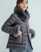 【ドゥクラッセ/DoCLASSE】のAIRダウン・エコファージャケット 人気、トレンドファッション・服の通販 founy(ファニー) ファッション Fashion レディースファッション Fashion for Women アウター Coat / Outerwear Collection レディースジャケット・軽アウター Jackets アウトレット Outlet / Clearance シンプル Simple, Minimal ジャケット Jacket, Outerwear スタンド Stand Collar, Upright Stand タフタ Taffeta, Structured Fabric ダウン Down, Puffer ドット Polka Dot, Dot Pattern パッチ Patch, Appliqué フェミニン Feminine, Girly フロント Front, Front Design ポケット Pocket, Pocket Detail ロング Long, Long-Length thumbnail チャコール|ID: prp329100004787168 ipo3291000000036204442