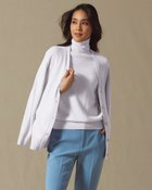 【ドゥクラッセ/DoCLASSE】のイタリア糸・カシミヤ混半袖タートル ペールブルー|ID: prp329100004789704 ipo3291000000034807837