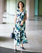 【ドゥクラッセ/DoCLASSE】のUVスラブ・フレアワンピース/柄長め丈 人気、トレンドファッション・服の通販 founy(ファニー) ファッション Fashion レディースファッション Fashion for Women ワンピース Dresses スマート Smart, Elegant フレア Flare, Flared フロント Front, Front Design プリント Print, Printed Pattern 人気 Popular, Best Seller 夏 Summer 旅行 Travel 無地 Plain, Solid Color thumbnail ネイビーマルチ|ID: prp329100004791778 ipo3291000000034768644