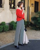 【ドゥクラッセ/DoCLASSE】のジャカード編み・幾何柄ニットパンツ 人気、トレンドファッション・服の通販 founy(ファニー) ファッション Fashion レディースファッション Fashion for Women パンツ Pants & Trousers おすすめ Recommended / Our Picks ジャカード／ジャガード Jacquard, Woven Pattern A/W・秋冬 Autumn/Winter thumbnail ミッドナイトブルー|ID: prp329100004791780 ipo3291000000034768651