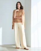 【ドゥクラッセ/DoCLASSE】の綾目ダンボールニット・ピンタックワイドパンツ 人気、トレンドファッション・服の通販 founy(ファニー) ファッション Fashion レディースファッション Fashion for Women パンツ Pants & Trousers おすすめ Recommended / Our Picks カットソー Cut and Sewn Top セットアップ Set-Up, Coordinated Outfit フロント Front, Front Design ワイド Wide, Wide Fit エレガント 上品 Elegant thumbnail エクルー|ID: prp329100004794703 ipo3291000000034788675