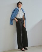 【ドゥクラッセ/DoCLASSE】の綾目ダンボールニット・ピンタックワイドパンツ 人気、トレンドファッション・服の通販 founy(ファニー) ファッション Fashion レディースファッション Fashion for Women パンツ Pants & Trousers おすすめ Recommended / Our Picks カットソー Cut and Sewn Top セットアップ Set-Up, Coordinated Outfit フロント Front, Front Design ワイド Wide, Wide Fit エレガント 上品 Elegant thumbnail ブラック|ID: prp329100004794703 ipo3291000000034788676