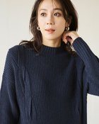 【ドゥクラッセ/DoCLASSE】のイタリア糸・カシミヤ混ケーブルワンピ 人気、トレンドファッション・服の通販 founy(ファニー) ファッション Fashion レディースファッション Fashion for Women ワンピース Dresses イタリア Italy thumbnail ミッドナイトブルー|ID: prp329100004797453 ipo3291000000034807834