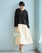 【ドゥクラッセ/DoCLASSE】の綾目ダンボールニット・フレアスカート エクルー|ID: prp329100004797454 ipo3291000000035014111