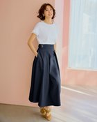 【ドゥクラッセ/DoCLASSE】のソフトチノ・グルカ風スカート 人気、トレンドファッション・服の通販 founy(ファニー) ファッション Fashion レディースファッション Fashion for Women スカート Skirts ロング Long, Long-Length thumbnail ミッドナイトブルー|ID: prp329100004797456 ipo3291000000034807872