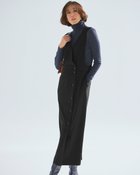 【ドゥクラッセ/DoCLASSE】の裏起毛ストレッチサキソニー・ジャンスカ 人気、トレンドファッション・服の通販 founy(ファニー) ファッション Fashion レディースファッション Fashion for Women ワンピース Dresses インナー Innerwear ストレッチ Stretch, Stretchy Fabric ラップ Wrap, Wrap Design thumbnail ブラック|ID: prp329100004797458 ipo3291000000034807889