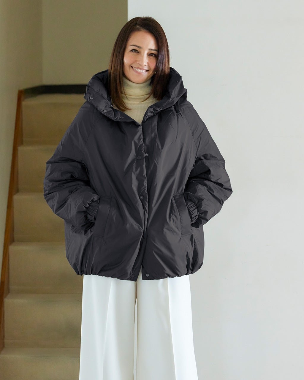 【ドゥクラッセ/DoCLASSE】のコクーンフォルム・スタンドカラーダウン 人気、トレンドファッション・服の通販 founy(ファニー) ファッション Fashion レディースファッション Fashion for Women ジャケット Jacket, Outerwear スピンドル Spindle, Drawcord ダウン Down, Puffer フォルム Silhouette, Form 防寒 Cold Protection, Winter-Ready other-1|ID: prp329100004798781 ipo3291000000034818036