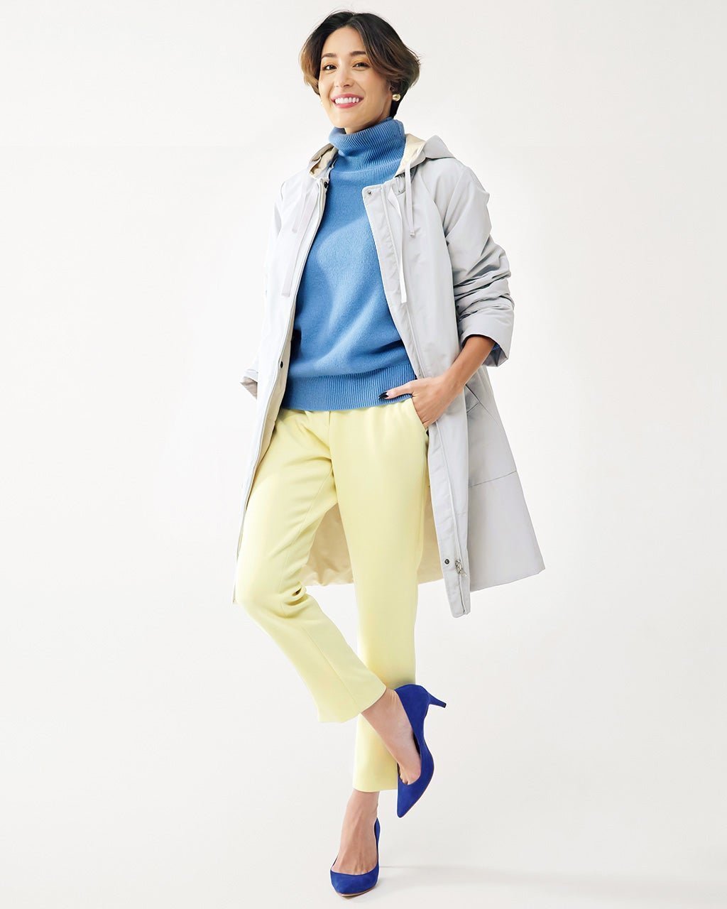 【ドゥクラッセ/DoCLASSE】のマジカルサーモ・マルチコート インテリア・キッズ・メンズ・レディースファッション・服の通販 founy(ファニー) 　ファッション　Fashion　レディースファッション　Fashion for Women　アウター　Coat / Outerwear Collection　コート・ロングコート・ピーコート　Long Coats, Peacoats & More　ライトグレー|ID: prp329100004800295 ipo3291000000034931766