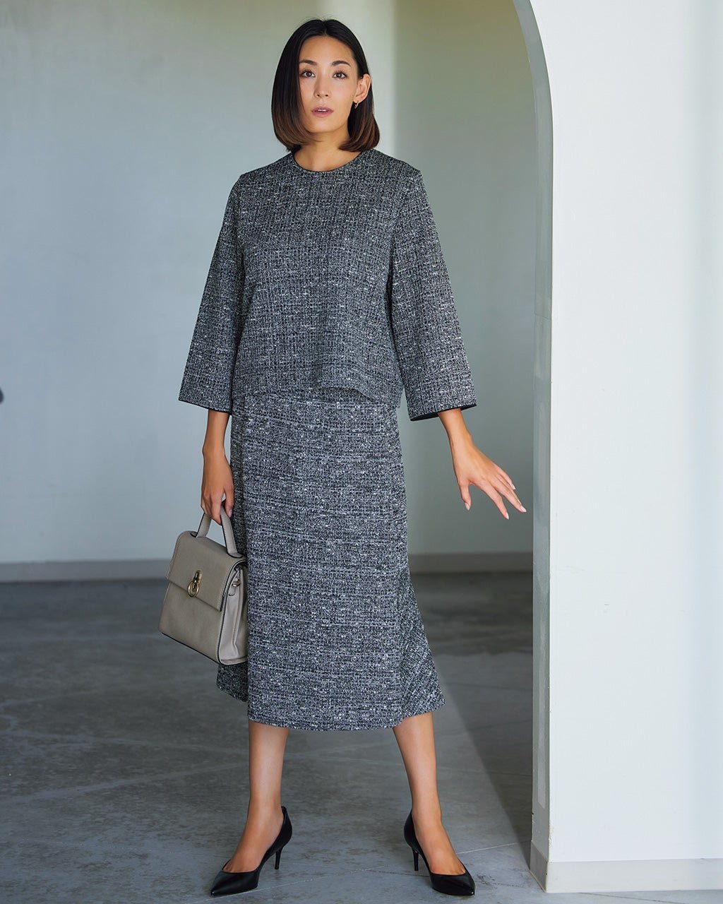 【ドゥクラッセ/DoCLASSE】のツイーディジャカード・マーメイドスカート 人気、トレンドファッション・服の通販 founy(ファニー) ファッション Fashion レディースファッション Fashion for Women スカート Skirts ジャカード/ジャガード Jacquard, Woven Pattern ストレッチ Stretch, Stretchy Fabric セットアップ Set-Up, Coordinated Outfit パターン Pattern, Design Print マーメイド Mermaid, Fishtail Silhouette other-1|ID: prp329100004801516 ipo3291000000034836918