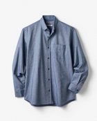 【ドゥクラッセ/DoCLASSE / MEN】の【・ピュアファイン長袖 プリント】 人気、トレンドファッション・服の通販 founy(ファニー) ファッション Fashion メンズファッション Fashion for Men プリント Print, Printed Pattern メンズ Men's, Menswear 長袖 Long Sleeve, Full Sleeve thumbnail ミディアムインディゴ|ID: prp329100004808829 ipo3291000000034899674