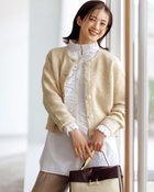 【ドゥクラッセ/DoCLASSE】のパイルニット・アルパカ混カーディガン 人気、トレンドファッション・服の通販 founy(ファニー) ファッション Fashion レディースファッション Fashion for Women トップス・カットソー Cut & Sew Tops ニット Knit Tops & Sweaters カーディガン・羽織り Layered Style Cardigans 新作・新入荷 New Arrivals / New In なめらか Smooth, Silky Texture カーディガン Cardigan, Knitwear ストレート Straight, Straight Cut フロント Front, Front Design thumbnail ライトベージュ|ID: prp329100004808836 ipo3291000000034899712
