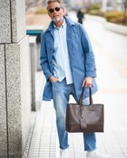 【ドゥクラッセ/DoCLASSE / MEN】のパッカブルトラベラーコート ブルー|ID: prp329100004810041 ipo3291000000034911532