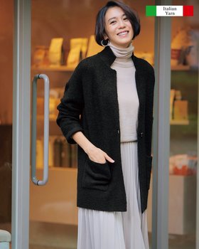 【ドゥクラッセ/DoCLASSE】 イタリアンアルパカ・ループヤーンジャケット人気、トレンドファッション・服の通販 founy(ファニー) ファッション Fashion レディースファッション Fashion for Women アウター Coat / Outerwear Collection レディースジャケット・軽アウター Jackets ジャケット Jacket, Outerwear |ID:prp329100004810043