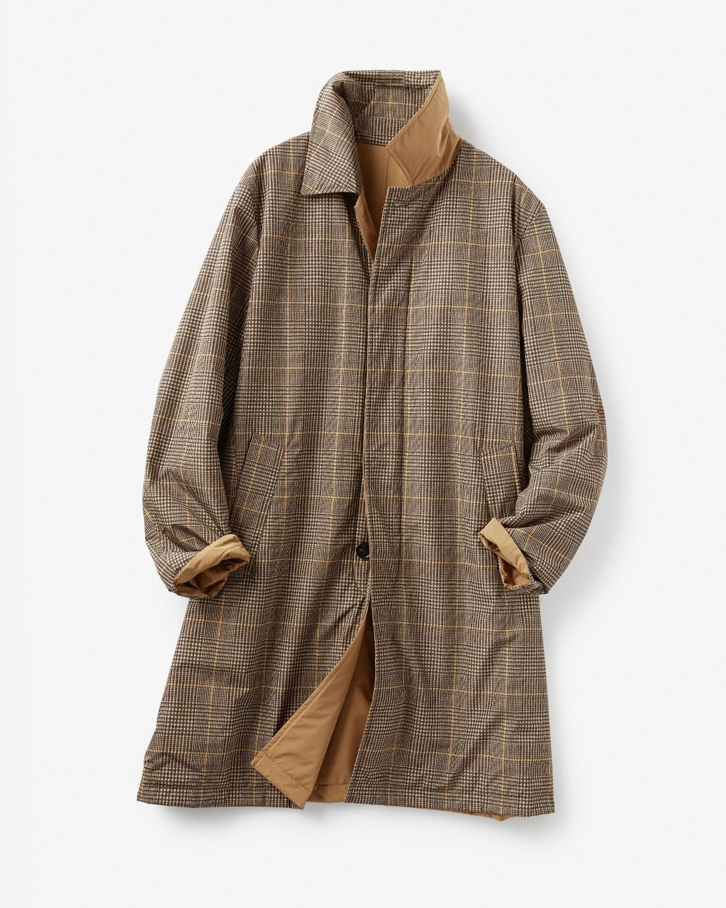 【ドゥクラッセ/DoCLASSE / MEN】のマジカルサーモ・リバーシブルチェックコート 人気、トレンドファッション・服の通販 founy(ファニー) 　ファッション　Fashion　メンズファッション　Fashion for Men　メンズ　Men's, Menswear　リバーシブル　Reversible, Two-Sided　A/W・秋冬　Autumn/Winter　 other-1|ID: prp329100004810045 ipo3291000000034911565