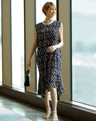 【ドゥクラッセ/DoCLASSE】のニュアンスヘム・ノースリーブワンピース 人気、トレンドファッション・服の通販 founy(ファニー) ファッション Fashion レディースファッション Fashion for Women ワンピース Dresses セットアップ Set-Up, Coordinated Outfit thumbnail ネイビーパターン|ID: prp329100004811217 ipo3291000000034922755