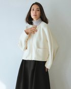 【ドゥクラッセ/DoCLASSE】の綾目ダンボールニット・ジップアップブルゾン 人気、トレンドファッション・服の通販 founy(ファニー) ファッション Fashion レディースファッション Fashion for Women アウター Coat / Outerwear Collection レディースジャケット・軽アウター Jackets ブルゾンジャケット・スポーティアウター Blouson Jackets おすすめ Recommended / Our Picks カットソー Cut and Sewn Top カーディガン Cardigan, Knitwear ジャケット Jacket, Outerwear セットアップ Set-Up, Coordinated Outfit ブルゾン Blouson, Bomber Jacket メタル Metal, Metal Parts 秋 Autumn thumbnail エクルー|ID: prp329100004812025 ipo3291000000034931786