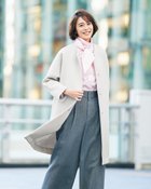 【ドゥクラッセ/DoCLASSE】のエアーライトフォルム・ノーカラーコート 人気、トレンドファッション・服の通販 founy(ファニー) ファッション Fashion レディースファッション Fashion for Women アウター Coat / Outerwear Collection コート・ロングコート・ピーコート Long Coats, Peacoats & More なめらか Smooth, Silky Texture ビジネス 仕事 通勤 Business / Work / Commuting 秋 Autumn thumbnail ライトグレー|ID: prp329100004813850 ipo3291000000034960519