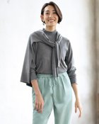 【ドゥクラッセ/DoCLASSE】のハイネックアンサンブル・シルクフィール グレー|ID: prp329100004814878 ipo3291000000034971805