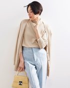 【ドゥクラッセ/DoCLASSE】のハイネックアンサンブル・シルクフィール ライトベージュ|ID: prp329100004814878 ipo3291000000034971808