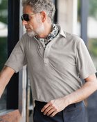 【ドゥクラッセ/DoCLASSE / MEN】のリネン混スラブパイルポロ 人気、トレンドファッション・服の通販 founy(ファニー) ファッション Fashion メンズファッション Fashion for Men トップス・カットソー Cut & Sew Tops メンズシャツ Shirts ポロシャツ / きれいめカジュアルスタイル Polo Shirts メンズ Men's, Menswear リネン Linen, Linen Fabric thumbnail ライトグレー|ID: prp329100004819137 ipo3291000000035014048