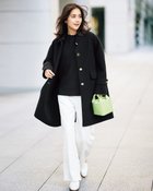 【ドゥクラッセ/DoCLASSE】のカシミヤ混ウールリバー・2WAYミドルコート 人気、トレンドファッション・服の通販 founy(ファニー) ファッション Fashion レディースファッション Fashion for Women アウター Coat / Outerwear Collection コート・ロングコート・ピーコート Long Coats, Peacoats & More エレガント 上品 Elegant スペシャル Special, Limited Edition デニム Denim, Jeans Material なめらか Smooth, Silky Texture フェミニン Feminine, Girly フラップ Flap, Flap Pocket ポケット Pocket, Pocket Detail マニッシュ Mannish, Boyish ミドル Middle Length, Mid Height メタル Metal, Metal Parts ラグジュアリー Luxury, Elegant thumbnail ブラック|ID: prp329100004819146 ipo3291000000035014127