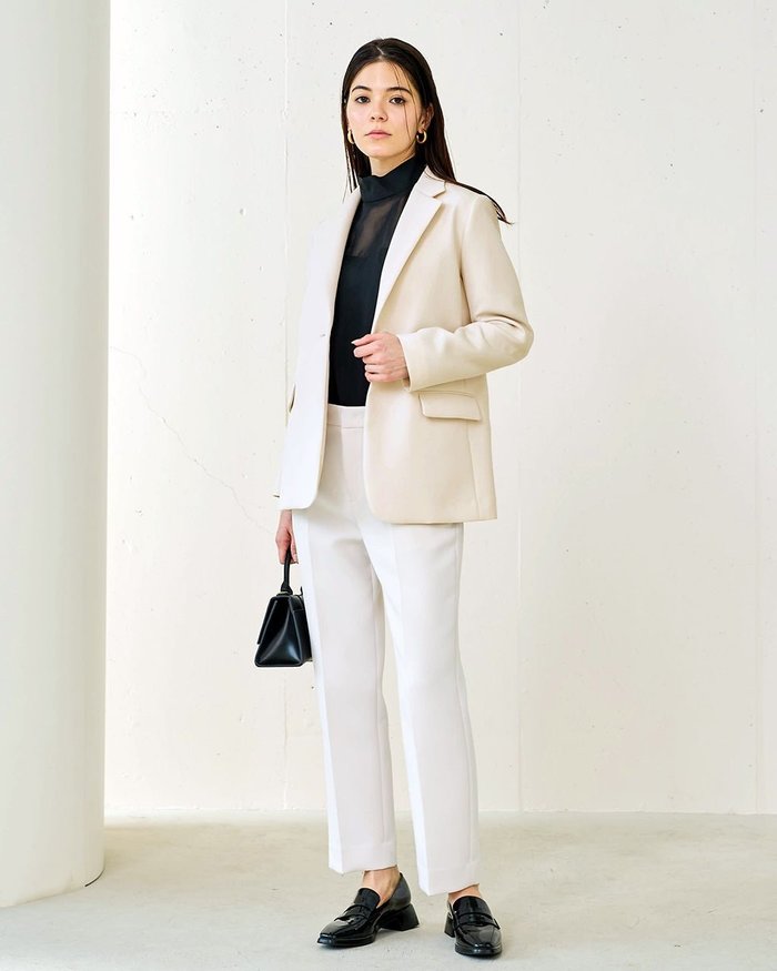 【ドゥクラッセ/DoCLASSE】のマトラッセクロス・テーラードジャケット インテリア・キッズ・メンズ・レディースファッション・服の通販 founy(ファニー) https://founy.com/ ファッション Fashion レディースファッション Fashion for Women アウター Coat / Outerwear Collection レディースジャケット・軽アウター Jackets テーラードジャケット / 通勤・きれいめスタイル Tailored Jackets & Blazers ジャケット Jacket, Outerwear ベスト Vest, Waistcoat |ID: prp329100004819927 ipo3291000000036010037