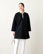 【ドゥクラッセ/DoCLASSE】のループニードル・カフタンチュニック 人気、トレンドファッション・服の通販 founy(ファニー) ファッション Fashion レディースファッション Fashion for Women トップス・カットソー Cut & Sew Tops インナー Innerwear チュニック Tunic, Long Top モダン Modern, Contemporary ループ Loop, Loop Knit thumbnail ブラック|ID: prp329100004825690 ipo3291000000035106997