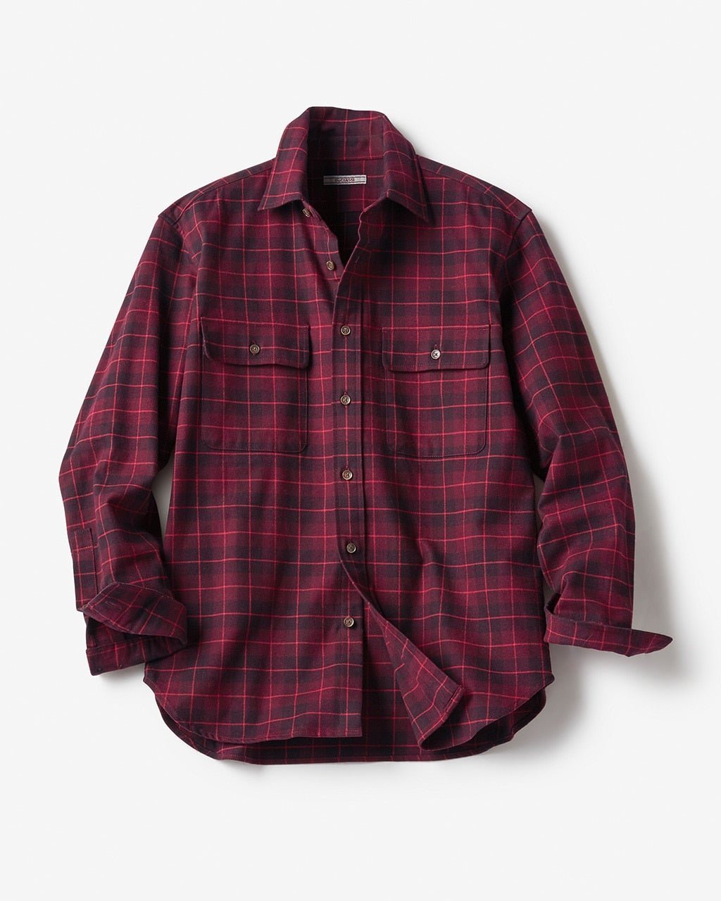 【ドゥクラッセ/DoCLASSE / MEN】のヘビーネルWポケットシャツ インテリア・キッズ・メンズ・レディースファッション・服の通販 founy(ファニー) 　ファッション　Fashion　メンズファッション　Fashion for Men　ジャケット　Jacket, Outerwear　トレンド　Trend, Trending Now　ポケット　Pocket, Pocket Detail　メンズ　Men's, Menswear　エレガント 上品　Elegant　ボルドー|ID: prp329100004826467 ipo3291000000035796653