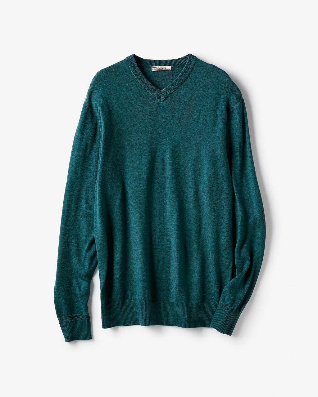 【ドゥクラッセ/DoCLASSE / MEN】のウォームキープVネックセーター インテリア・キッズ・メンズ・レディースファッション・服の通販 founy(ファニー) 　ファッション　Fashion　メンズファッション　Fashion for Men　ウォーム　Warm Fabric　スタイリッシュ　Stylish, Fashionable　セーター　Sweater, Knitwear　ベーシック　Basic, Essential　メンズ　Men's, Menswear　ワンポイント　One Point, Statement Accent　グリーン|ID: prp329100004826468 ipo3291000000035799930