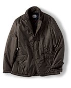 【ドゥクラッセ/DoCLASSE / MEN】のハイブリッド中綿・ライトジャケット ブラウングレー|ID: prp329100004826469 ipo3291000000035117392