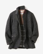 【ドゥクラッセ/DoCLASSE / MEN】のスライバーニット・ショートコート チャコール|ID: prp329100004826473 ipo3291000000035894812