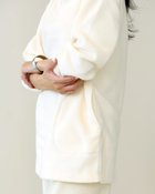 【ドゥクラッセ/DoCLASSE】のドレープネック・フリースチュニック 人気、トレンドファッション・服の通販 founy(ファニー) ファッション Fashion レディースファッション Fashion for Women トップス・カットソー Cut & Sew Tops チュニック Tunic, Long Top ドレープ Drape, Draping Fabric ポケット Pocket, Pocket Detail 冬 Winter / This Winter thumbnail ホワイト|ID: prp329100004830152 ipo3291000000035157884