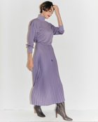 【ドゥクラッセ/DoCLASSE】のハイネック・艶プリーツワンピース 人気、トレンドファッション・服の通販 founy(ファニー) ファッション Fashion レディースファッション Fashion for Women ワンピース Dresses エレガント 上品 Elegant ドッキング Docking, Mixed Material ハイネック High Neck, Mock Neck プリーツ Pleats, Pleated thumbnail パープルグレー|ID: prp329100004832137 ipo3291000000035184768