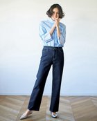 【ドゥクラッセ/DoCLASSE】のエアーストレッチデニム・ストレート 人気、トレンドファッション・服の通販 founy(ファニー) ファッション Fashion レディースファッション Fashion for Women パンツ Pants & Trousers ストレッチ Stretch, Stretchy Fabric デニム Denim, Jeans Material リラックス Relax, Relaxed Fit thumbnail インディゴ|ID: prp329100004832949 ipo3291000000035249990