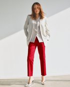 【ドゥクラッセ/DoCLASSE】のミラクルストレッチ・スティックパンツ 人気、トレンドファッション・服の通販 founy(ファニー) ファッション Fashion レディースファッション Fashion for Women パンツ Pants & Trousers 新作・新入荷 New Arrivals / New In おすすめ Recommended / Our Picks カッティング Cutting Detail コンパクト Compact, Small Size ストレート Straight, Straight Cut スリム Slim, Slim Fit センター Center, Center Line パターン Pattern, Design Print ビジネス 仕事 通勤 Business / Work / Commuting thumbnail レッド|ID: prp329100004834702 ipo3291000000035213637