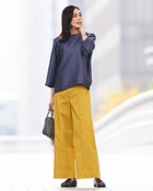 【ドゥクラッセ/DoCLASSE】のミラクルストレッチ・ピンタックワイド68cm 人気、トレンドファッション・服の通販 founy(ファニー) ファッション Fashion レディースファッション Fashion for Women パンツ Pants & Trousers 新作・新入荷 New Arrivals / New In おすすめ Recommended / Our Picks バランス Balance, Style Balance フロント Front, Front Design ワイド Wide, Wide Fit thumbnail イエロー|ID: prp329100004834703 ipo3291000000035213647