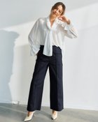 【ドゥクラッセ/DoCLASSE】のミラクルストレッチ・ピンタックワイド68cm 人気、トレンドファッション・服の通販 founy(ファニー) ファッション Fashion レディースファッション Fashion for Women パンツ Pants & Trousers 新作・新入荷 New Arrivals / New In おすすめ Recommended / Our Picks バランス Balance, Style Balance フロント Front, Front Design ワイド Wide, Wide Fit thumbnail ミッドナイトブルー|ID: prp329100004834703 ipo3291000000035213650