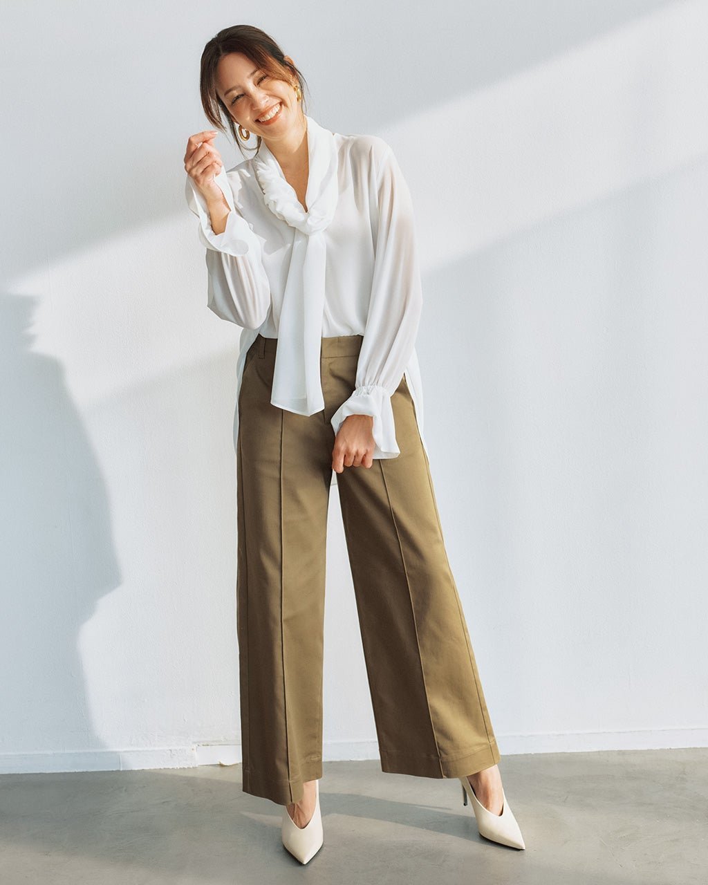 【ドゥクラッセ/DoCLASSE】のミラクルストレッチ・ピンタックワイド68cm 人気、トレンドファッション・服の通販 founy(ファニー) ファッション Fashion レディースファッション Fashion for Women パンツ Pants & Trousers おすすめ Recommended / Our Picks バランス Balance, Style Balance フロント Front, Front Design ワイド Wide, Wide Fit other-1|ID: prp329100004834703 ipo3291000000036010236