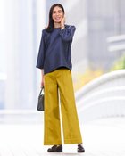 【ドゥクラッセ/DoCLASSE】のミラクルストレッチ・ピンタックワイド64cm 人気、トレンドファッション・服の通販 founy(ファニー) ファッション Fashion レディースファッション Fashion for Women パンツ Pants & Trousers 新作・新入荷 New Arrivals / New In おすすめ Recommended / Our Picks バランス Balance, Style Balance フロント Front, Front Design ワイド Wide, Wide Fit thumbnail イエロー|ID: prp329100004834704 ipo3291000000035213657