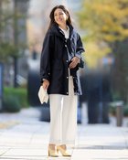 【ドゥクラッセ/DoCLASSE】のコットンブレンド・ライナー付き2WAYコート ネイビー|ID: prp329100004834707 ipo3291000000035213729