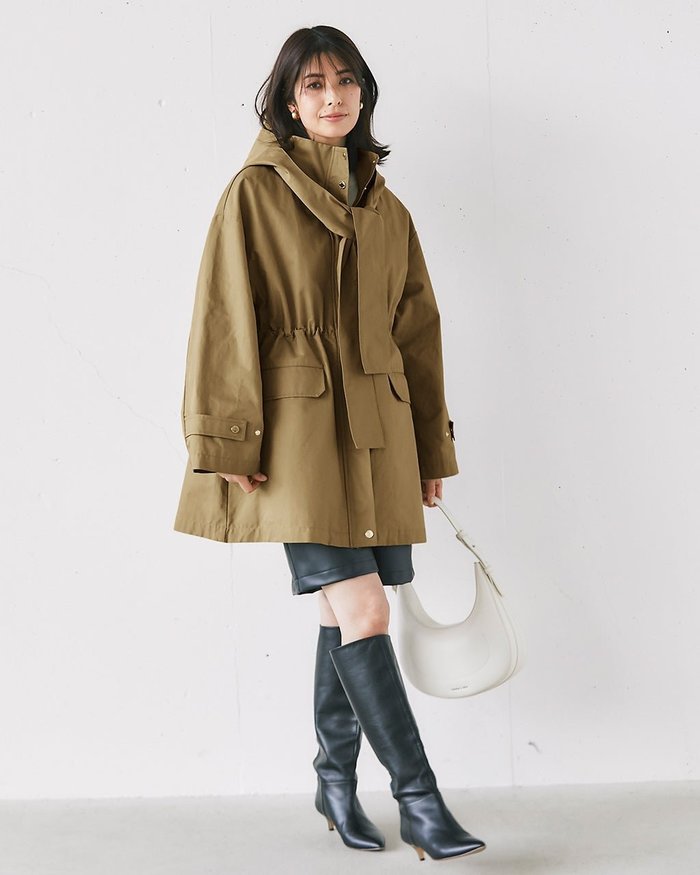 【ドゥクラッセ/DoCLASSE】のコットンブレンド・ライナー付き2WAYコート インテリア・キッズ・メンズ・レディースファッション・服の通販 founy(ファニー) https://founy.com/ ファッション Fashion レディースファッション Fashion for Women アウター Coat / Outerwear Collection コート・ロングコート・ピーコート Long Coats, Peacoats & More おすすめ Recommended / Our Picks シンプル Simple, Minimal スタンド Stand Collar, Upright Stand ストール Stole, Wrap ツイル Twist, Twisted Detail ライナー Liner, Inner Layer |ID: prp329100004834707 ipo3291000000035331281