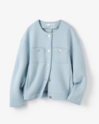 【ドゥクラッセ/DoCLASSE】のエアーフォルム・Cカラーブルゾン 人気、トレンドファッション・服の通販 founy(ファニー) ファッション Fashion レディースファッション Fashion for Women アウター Coat / Outerwear Collection レディースジャケット・軽アウター Jackets ブルゾンジャケット・スポーティアウター Blouson Jackets 新作・新入荷 New Arrivals / New In カットソー Cut and Sewn Top コンパクト Compact, Small Size ショルダー Shoulder, Shoulder Strap ジャケット Jacket, Outerwear ドロップ Drop Shoulder, Dropped Style フォルム Silhouette, Form フロント Front, Front Design ブルゾン Blouson, Bomber Jacket ポケット Pocket, Pocket Detail メタル Metal, Metal Parts エレガント 上品 Elegant thumbnail ライトブルー|ID: prp329100004834712 ipo3291000000035213759