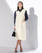 【ドゥクラッセ/DoCLASSE】のツイード・Vネックジャンパースカート 人気、トレンドファッション・服の通販 founy(ファニー) ファッション Fashion レディースファッション Fashion for Women スカート Skirts ツイード Twill, Twill Weave パターン Pattern, Design Print フォーマル Formal, Dressy ポケット Pocket, Pocket Detail 新作・新入荷 New Arrivals / New In セレモニー Ceremony ビジネス 仕事 通勤 Business / Work / Commuting thumbnail オフホワイト|ID: prp329100004834714 ipo3291000000035213768