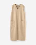 【ドゥクラッセ/DoCLASSE】のツイード・Vネックジャンパースカート 人気、トレンドファッション・服の通販 founy(ファニー) ファッション Fashion レディースファッション Fashion for Women スカート Skirts ツイード Twill, Twill Weave パターン Pattern, Design Print フォーマル Formal, Dressy ポケット Pocket, Pocket Detail 新作・新入荷 New Arrivals / New In セレモニー Ceremony ビジネス 仕事 通勤 Business / Work / Commuting thumbnail ベージュ|ID: prp329100004834714 ipo3291000000035213769