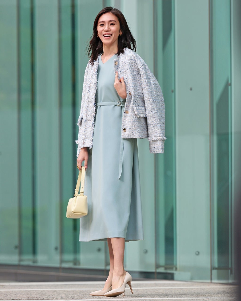 【ドゥクラッセ/DoCLASSE】のスポンジWクロス・ベルト付きワンピース 人気、トレンドファッション・服の通販 founy(ファニー) 　ファッション　Fashion　レディースファッション　Fashion for Women　ワンピース　Dresses　ベルト&ウエストマーク　Belts & Waist Accessories　新作・新入荷　New Arrivals / New In　なめらか　Smooth, Silky Texture　インナー　Innerwear　オケージョン　Occasion Wear　ストレッチ　Stretch, Stretchy Fabric　セットアップ　Set-Up, Coordinated Outfit　ノースリーブ　Sleeveless, No-Sleeve　ビジネス 仕事 通勤　Business / Work / Commuting　 other-1|ID: prp329100004834716 ipo3291000000035213776