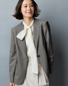 【ドゥクラッセ/DoCLASSE】のトリニティツイル・シングルジャケット 人気、トレンドファッション・服の通販 founy(ファニー) ファッション Fashion レディースファッション Fashion for Women アウター Coat / Outerwear Collection レディースジャケット・軽アウター Jackets オケージョン Occasion Wear サマー Summer, Summer Style ジャケット Jacket, Outerwear ストレッチ Stretch, Stretchy Fabric セットアップ Set-Up, Coordinated Outfit ハンド Hand, Handmade パターン Pattern, Design Print フォルム Silhouette, Form ベーシック Basic, Essential ボックス Boxy, Box Shape エレガント 上品 Elegant 入学式 Entrance Ceremony ビジネス 仕事 通勤 Business / Work / Commuting thumbnail グレー|ID: prp329100004834717 ipo3291000000036009948