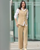 【ドゥクラッセ/DoCLASSE】のスポンジWクロス・イージーワイドパンツ 人気、トレンドファッション・服の通販 founy(ファニー) ファッション Fashion レディースファッション Fashion for Women パンツ Pants & Trousers 新作・新入荷 New Arrivals / New In なめらか Smooth, Silky Texture オケージョン Occasion Wear ストレッチ Stretch, Stretchy Fabric セットアップ Set-Up, Coordinated Outfit フォルム Silhouette, Form ビジネス 仕事 通勤 Business / Work / Commuting thumbnail ベージュ|ID: prp329100004834718 ipo3291000000035213798